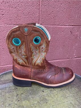 Ariat Fatbaby Western Cowboy Boots Size 7.5